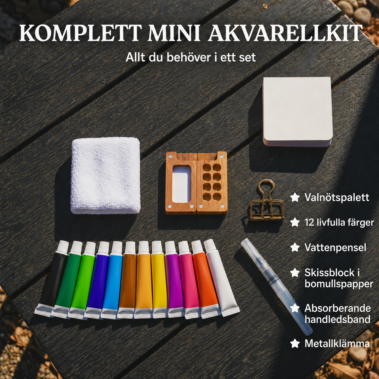 Akvella™ Pocket Akvarellkit