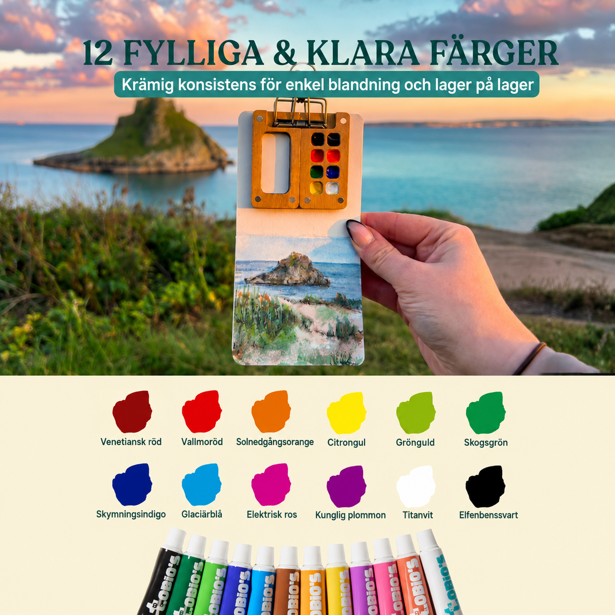 Akvella™ Pocket Akvarellkit